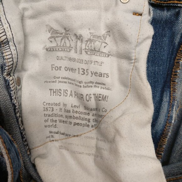 VTG Levis Mens 550 Blue Jeans Mens W33 L32 Vintage Denim Casual Wear - Picture 5 of 15